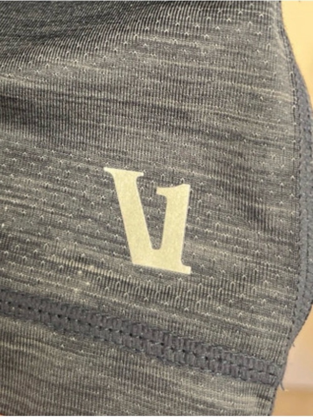 Men's Sleeveless Vuori Athletic Tank - Heathered Charcoal - Picture 2 of 3